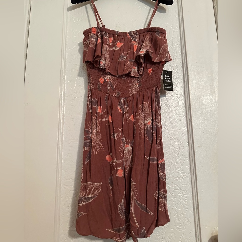 *NEW* EXPRESS Summer Blush Floral Maxi Dress with removable straps